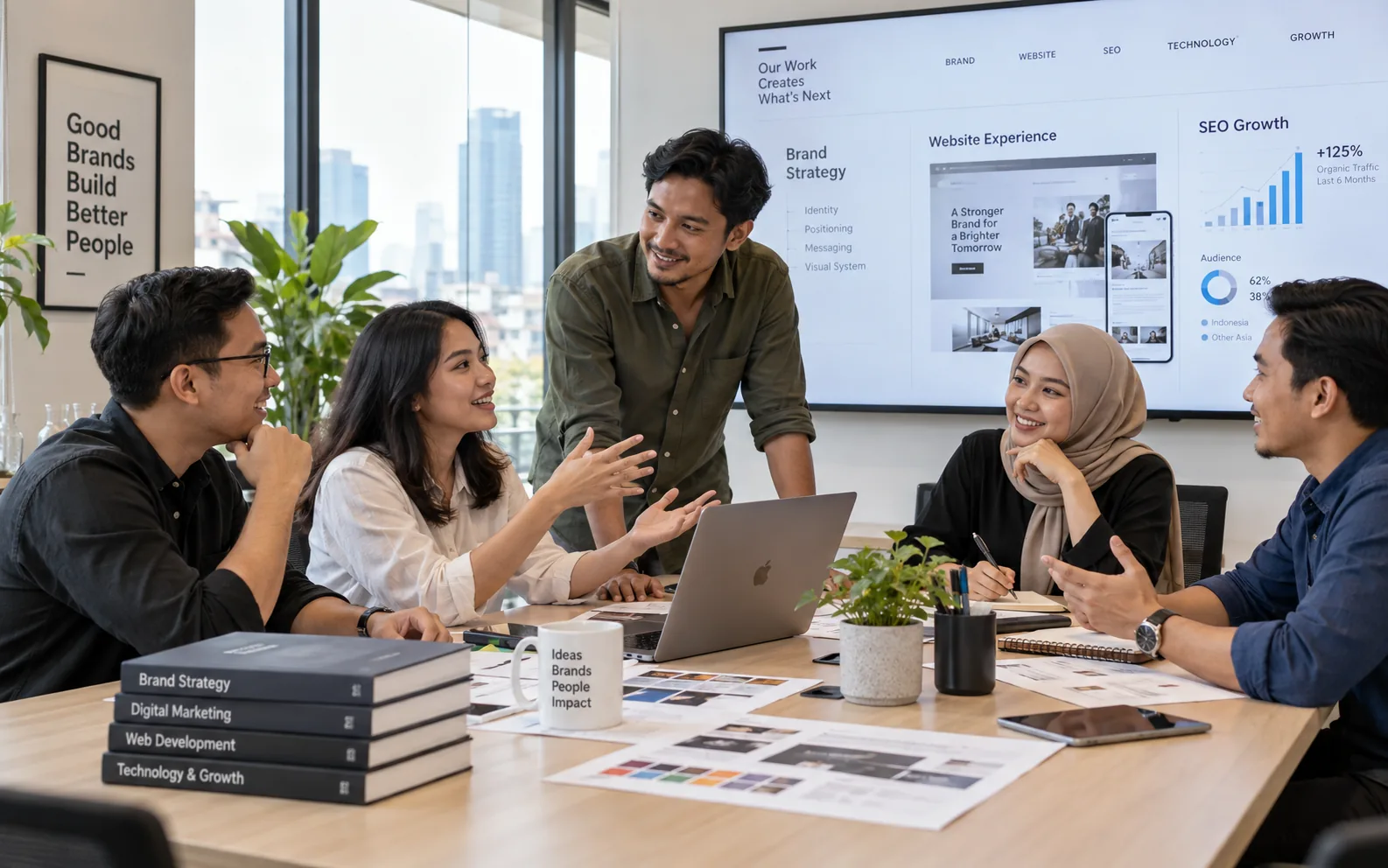 Tim Ahli Branding 88 berdiskusi tentang strategi branding dan digital