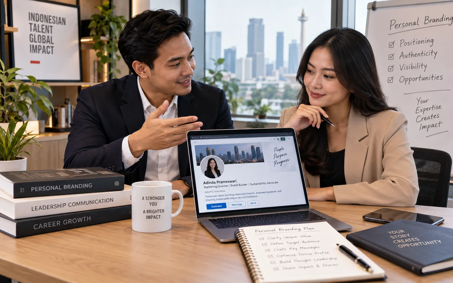 Konsultasi personal branding bersama profesional